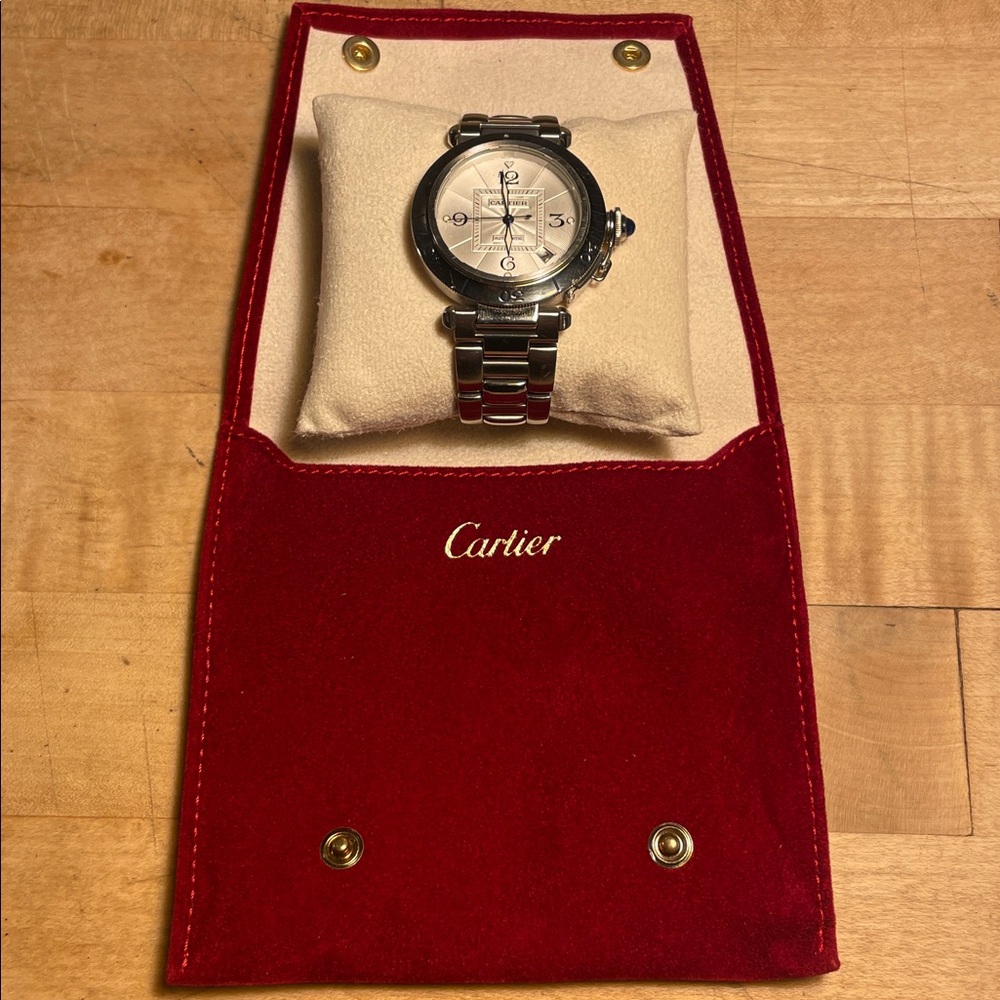 Cartier Watch Jewelry Bracelet Travel Pouch and Pillow !